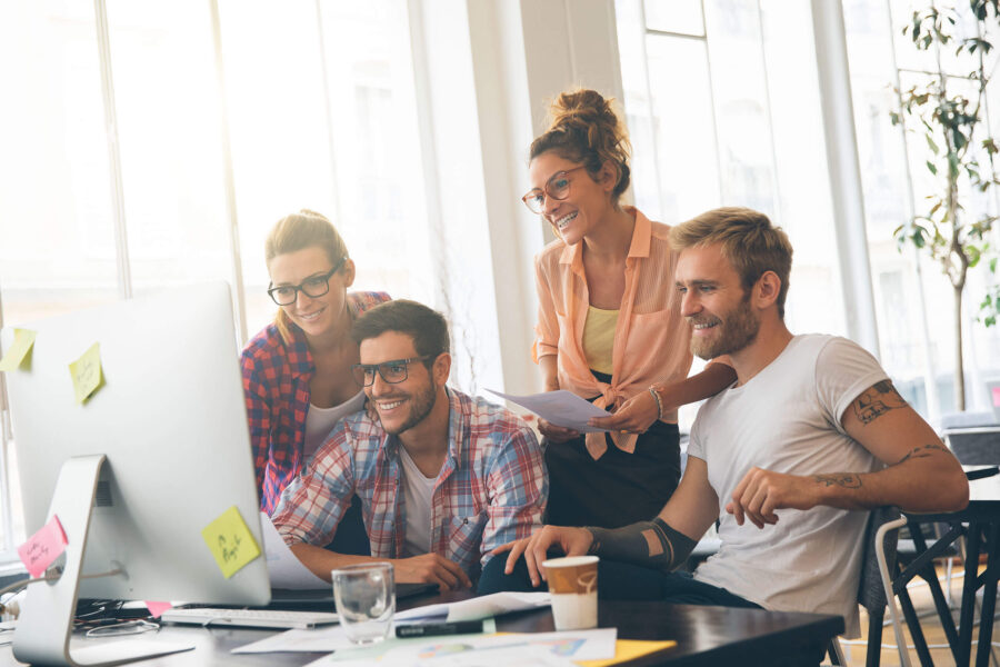 Ny webbplats i företags stil